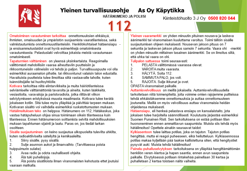 Turvallisuusohje 2